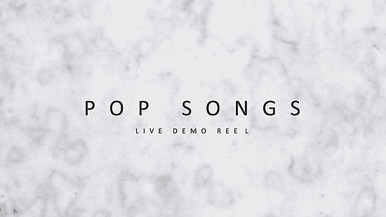 Live Demo Reel - Pop Songs performed by Faye and Matt